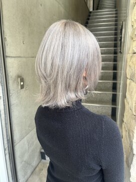 エデン メード(EDeN MAeD) #ホワイトシルバー#ウルフカット