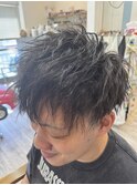 ツイストパーマ/メンズパーマ/ツイストスパイラルフェザーパーマ