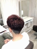 アトリエキー(atelier Kii)&nbsp;刈り上げショート　カシスカラー