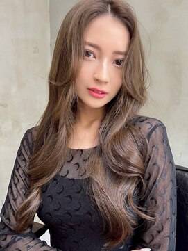 オーウェル 銀座(Owelle) 【Owelle 銀座】ロングレイヤー×ヘーゼルブラウン