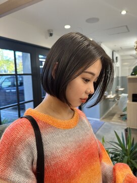 リサプラン(RISA plan) 乾かすだけでまとまるボブ≪西新店≫ストレート/暗髪/ミニボブ