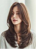 ダル 渋谷/表参道(DAL.)&nbsp;レイヤーカット髪質改善カラー透明感カラー顔まわりカット