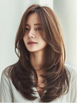 ダル 渋谷/表参道(DAL.) レイヤーカット髪質改善カラー透明感カラー顔まわりカット