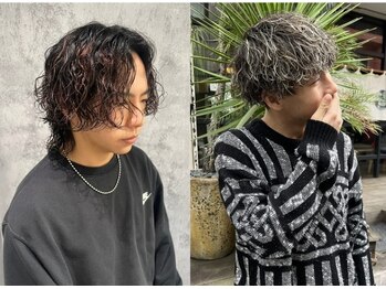 サイファー 心斎橋(CIPHER.)の写真/トレンドのメンズパーマは《CIPHER. 》で決まり◎再現性も高いです。（心斎橋／メンズパーマ/大阪メンズ