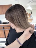 ハイライトバレイヤージュダブルカラーケアブリーチ20代30代