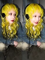 ヴァーディ オモテサンドウ(Vardy omotesando)&nbsp;YELLOW/イエロー 黄色 ハイトーンロング モード