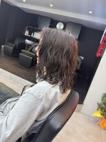 ブリーチ 静岡店(BLEACHi)&nbsp;ロン毛　緩めパーマ