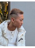 ソフトモヒカンオールバックツイスパおしゃれ坊主フェード