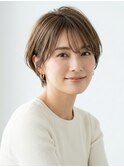 白髪ぼかしハイライトショート