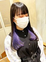 ヌフ(neuf)&nbsp;【neuf斉藤】イヤリングカラー×パープル