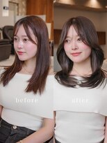 ヴィヴィッド オモテサンドウ(ViViD omotesando)&nbsp;大人上品レイヤー/透明感オリーブグレージュ/扱いやすい◎