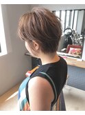 【loty川原一高】極細ハイライト×透け感ショート