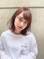 シー バイ ロンド 新宿(Sea by Lond)&nbsp;【佐藤健太郎】大人カジュアルベイクドラズベリーベージュボブ