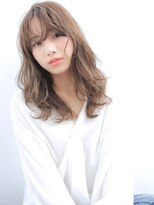 ラ ブレス なんばスカイオ(LaBless)&nbsp;ひし形小顔似合わせカットデジタルパーマアッシュブラウン美髪