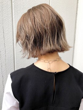 アルバム 新宿(ALBUM SHINJUKU) ミルクティーベージュ_ウェーブパーマフォギーベージュ_ba281783