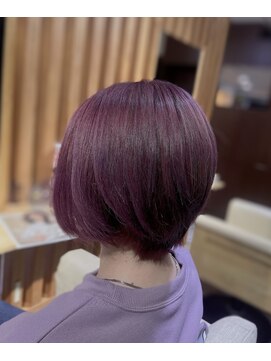 ヘアーパーチ(HAIR perch) パープル×ボブ
