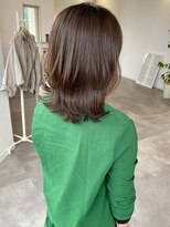 シロ 延岡店(SIRO)&nbsp;【大人透明感カラー♪ミディアム】宮崎延岡美容室SIROシロ