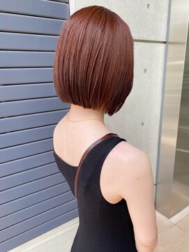バディヘア ルーツ(BUDDY HAIR ROOTS) アプリコットオレンジ×ミニボブ