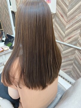 ヘアメイクゼロ 坂戸駅前店(hairmake zero) うる艶+酸性ストレート+TOKIOトリートメント