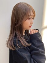 ベイルーム(BAYROOM by HONEY omotesando)&nbsp;大人可愛い20代30代40代小顔レイヤー×ショコラベージュ