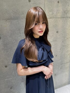 ロンドメリア 天神大名店(Lond Melia) ★前髪カタログピンクベージュ顔型別ヘアスタイル特集ウルフ★★