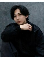 ラクーントウキョウ(RACCOON.TOKYO)&nbsp;メンズウルフ ソフトツイストパーマ センターパート ソフツイ