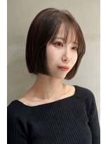 ロンドブルーム 天神大名店(Lond Bloom)&nbsp;10代20代30代韓国ボブ髪質改善切りっぱなしボブ似合わせカット