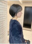 ショートボブ/簡単スタイリング/丸みショート/可愛い/20代30代