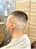 ノーセット短髪ヘアメンテナンス楽々ハイスキンフェードボウズ