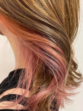 フフ 瀬戸店(FuFu) イヤリングカラー　オレンジオンカラー