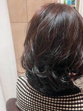 レゴヘアー(Lego Hair) ダークブラウン/ニュアンスパーマ