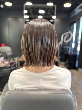 ランベリー(LANVERY) 【LANVERY】大人可愛い外ハネボブ【表参道】暗めカラー