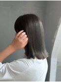 オリーブグレージュ×艶ハネ「横浜/縮毛矯正/髪質改善」