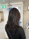 オーサム 下北沢(THE AWESUM)の写真/顔周りのレイヤーカットで輪郭をカバーしながら小顔に。頭皮と髪にも優しいカラーとの相性も〇[下北沢]