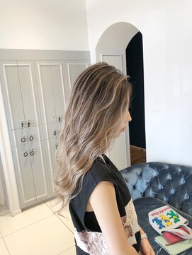 ルクール ヘアー プレジー(Le Coeur HAIR Plaisir) バレイヤージュ★ホワイトベージュ