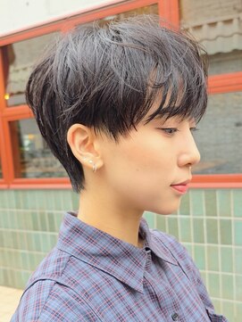 トリコ ショップアンドヘアサロン(tricot shop hair salon) 同性ウケ◎エアリーマッシュショート　フクザワ