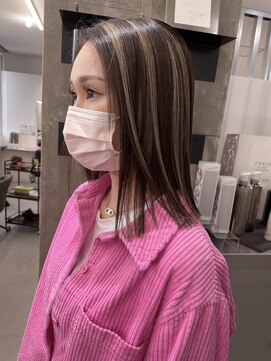 キング 枚方店(K!ng) 縮毛矯正髪質改善ハイライトレイヤーカット枚方美容室エクステ