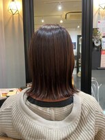 アバーブ ギンザ(Above Ginza)&nbsp;20代30代40代50代◎ラベンダーブラウン/切りっぱなしボブ