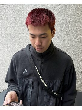 コラン 中目黒(collan) メンズボウズワンブリーチレッド