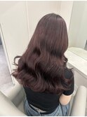 14218黒髪くびれヘア髪質改善レイヤーカット韓国風巻きワンホン