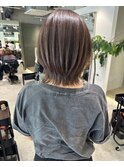 レイヤーボブ ボブ　レイヤーカット ミディアムボブ　レイヤー