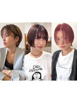 こだわりの顔周りカットで、ショートヘアをより魅力的に◇前髪カットだけでも印象がガラリと変わります★
