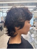 レイヤーカット/ウルフパーマ[新潟駅/万代］