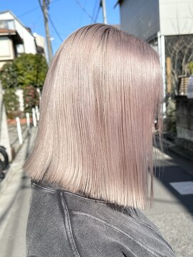 フリーラ 横浜(freera) ブリーチカラー ダブルカラー ホワイトカラー 髪質改善 艶髪