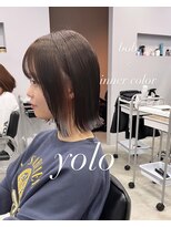 ヨーロ(yolo)&nbsp;切りっぱなしボブ☆