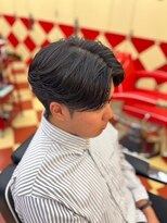 キングスマントーキョー 府中店(KINGSMAN TOKYO)&nbsp;センターパートパーマ