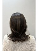 グレージュ外ハネレイヤー◎