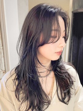 ノラキチジョウジ(NORA KICHIJOJI) くびれコテ巻きロングレイヤーニュアンスパーマブリーチなし30代