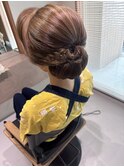 祭りヘアセット