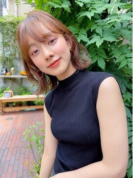 ヌリ 錦糸町(NuRI) ★大人ガーリーチョコレート小顔カット外ハネボブモード髪質改善